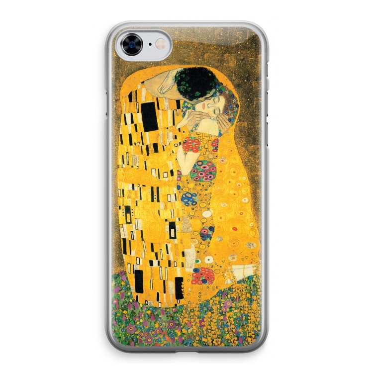 Der Kuss: iPhone 8 Transparant Hoesje