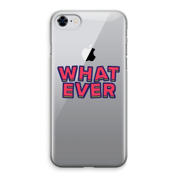 Whatever: iPhone 8 Transparant Hoesje