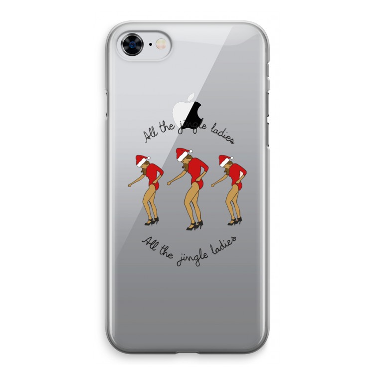 Jingle Ladies: iPhone 8 Transparant Hoesje
