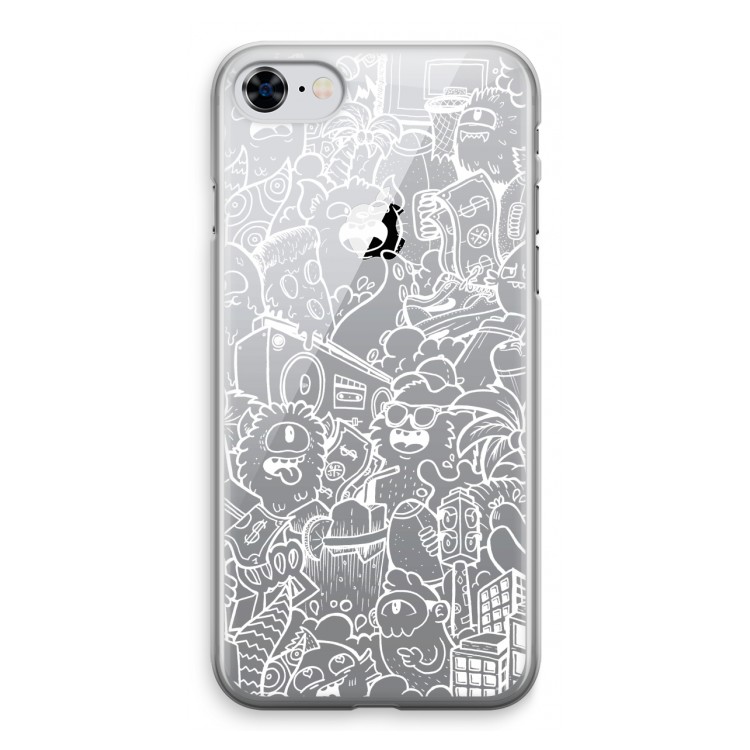 Vexx City #2: iPhone 8 Transparant Hoesje