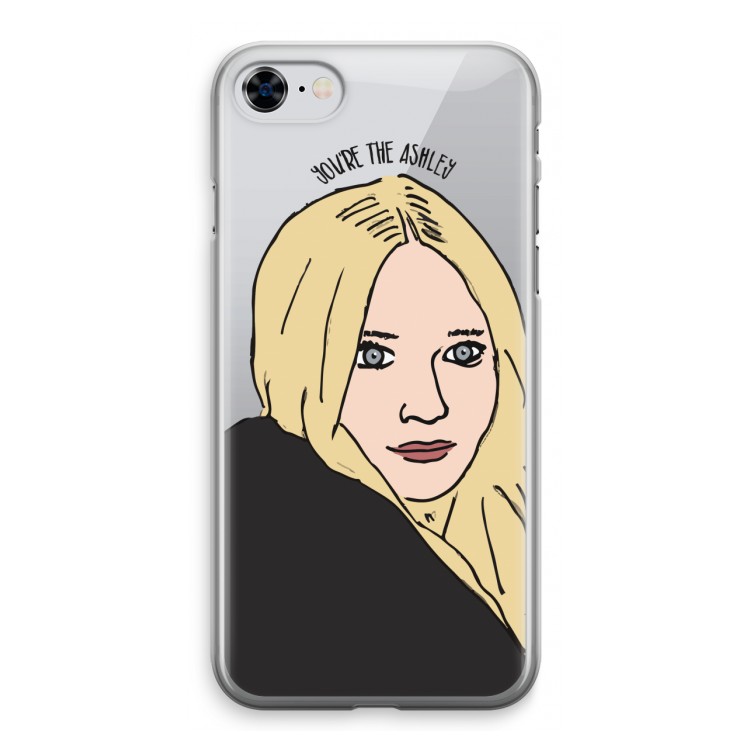Ashley: iPhone 8 Transparant Hoesje