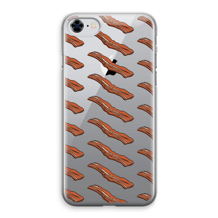 Bacon to my eggs #2: iPhone 8 Transparant Hoesje