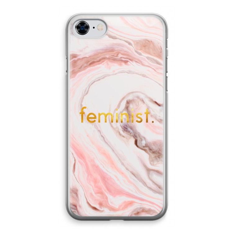 Feminist: iPhone 8 Transparant Hoesje