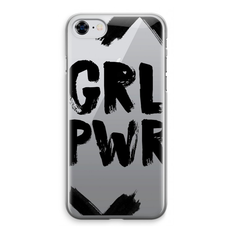 Girl Power #2: iPhone 8 Transparant Hoesje