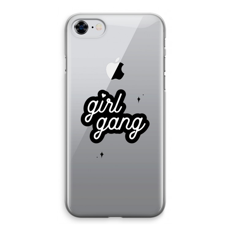 Girl Gang: iPhone 8 Transparant Hoesje