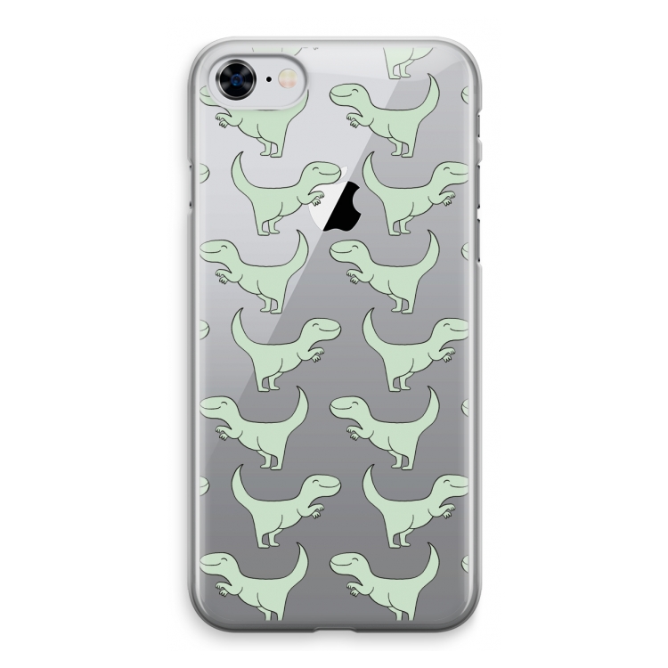 Dinos: iPhone 8 Transparant Hoesje