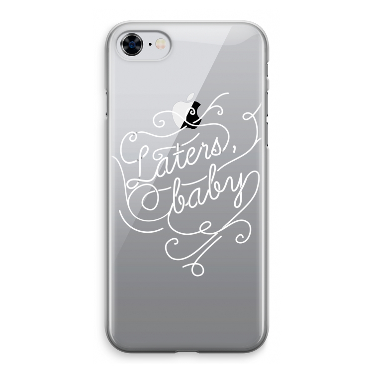 Laters, baby: iPhone 8 Transparant Hoesje