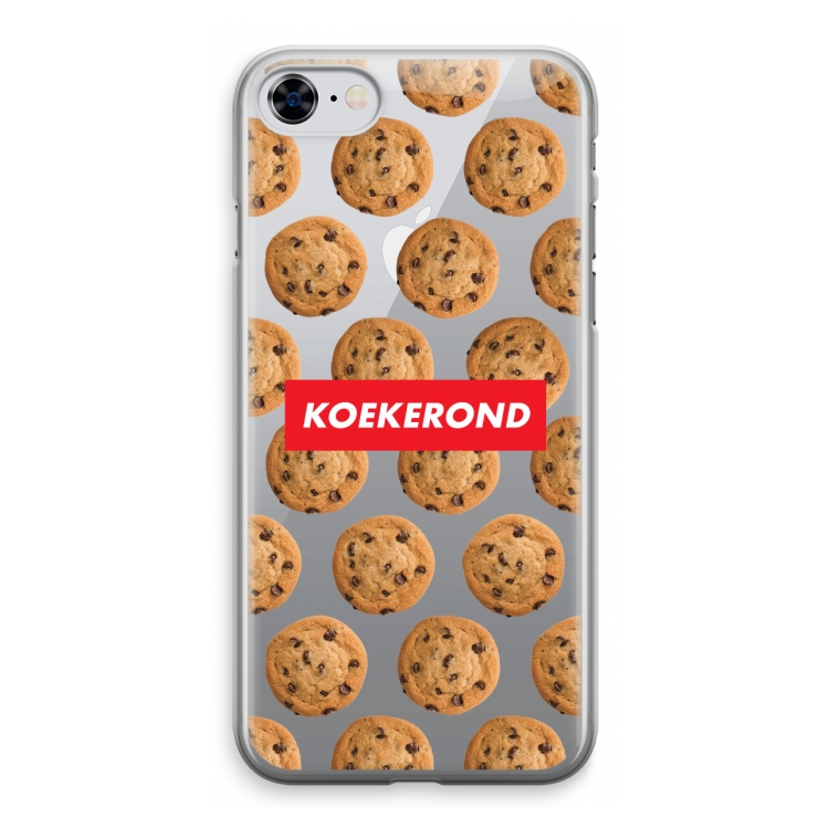 Koekerond: iPhone 8 Transparant Hoesje