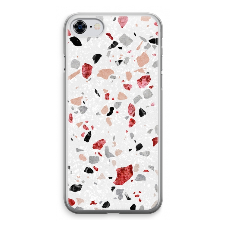 Terrazzo N°12: iPhone 8 Transparant Hoesje