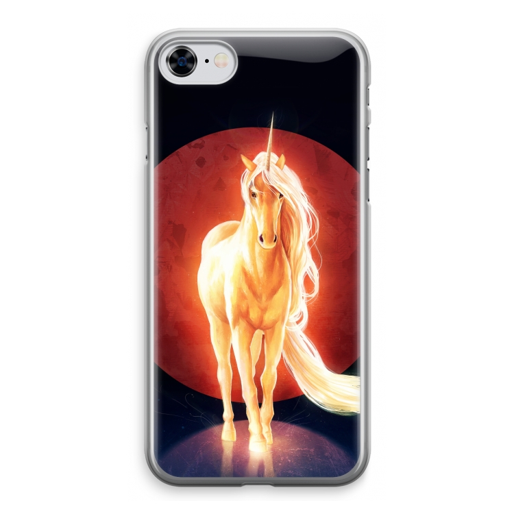 Last Unicorn: iPhone 8 Transparant Hoesje