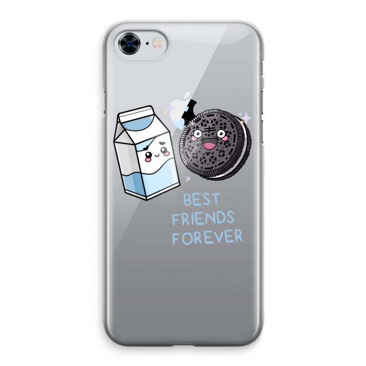 Best Friend Forever: iPhone 8 Transparant Hoesje
