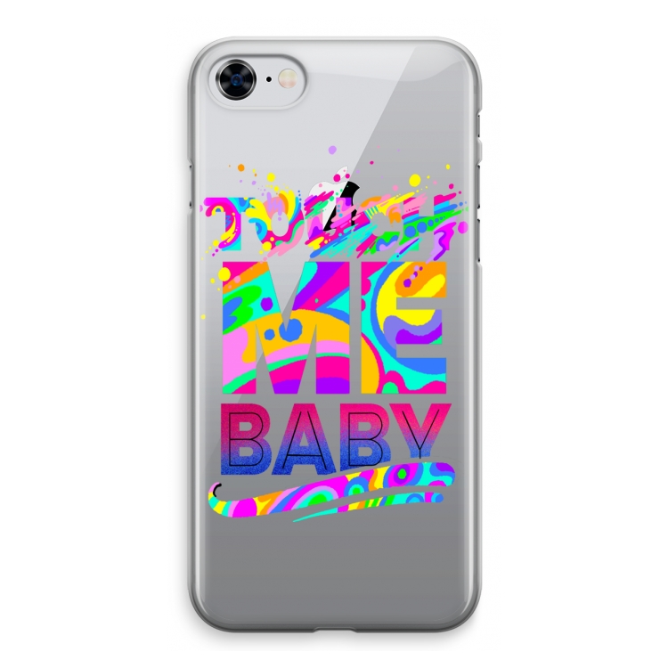 Touch Me: iPhone 8 Transparant Hoesje