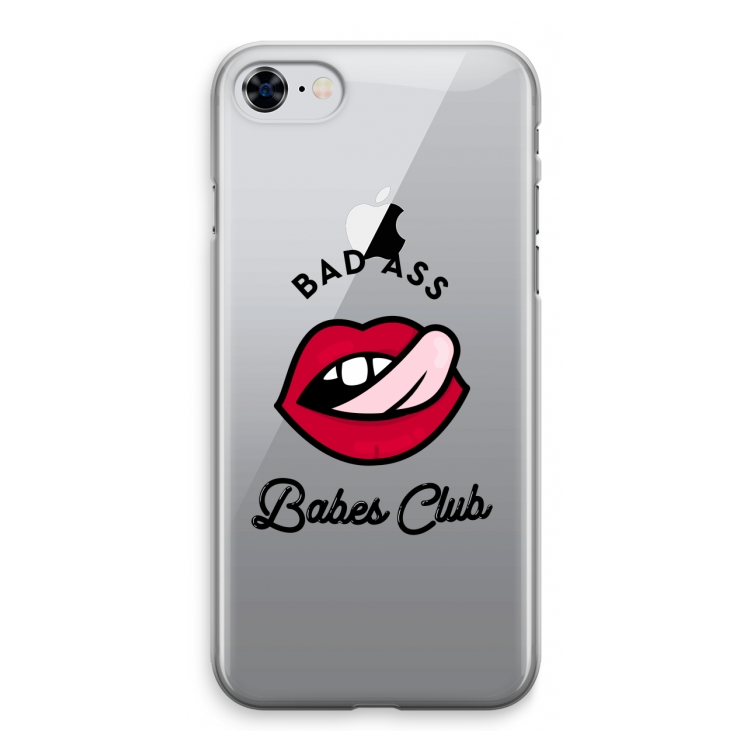 Badass Babes Club: iPhone 8 Transparant Hoesje
