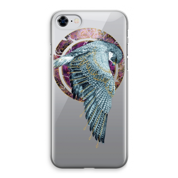 Golden Falcon: iPhone 8 Transparant Hoesje