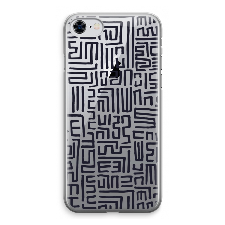 Moroccan Print: iPhone 8 Transparant Hoesje
