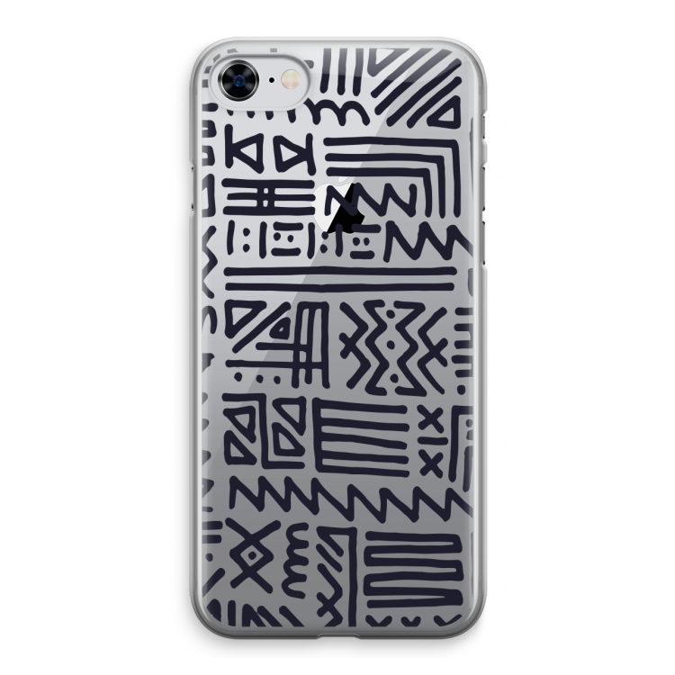 Marrakech print: iPhone 8 Transparant Hoesje