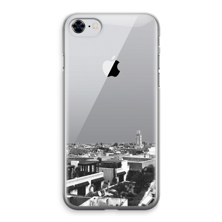 Marrakech Skyline : iPhone 8 Transparant Hoesje