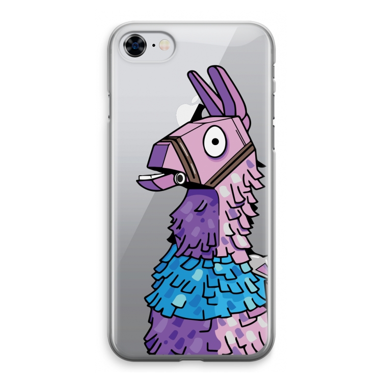 Lama: iPhone 8 Transparant Hoesje