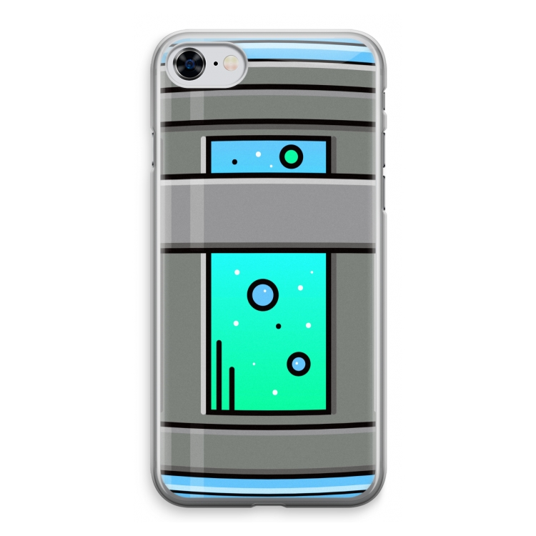 Chug Bottle: iPhone 8 Transparant Hoesje