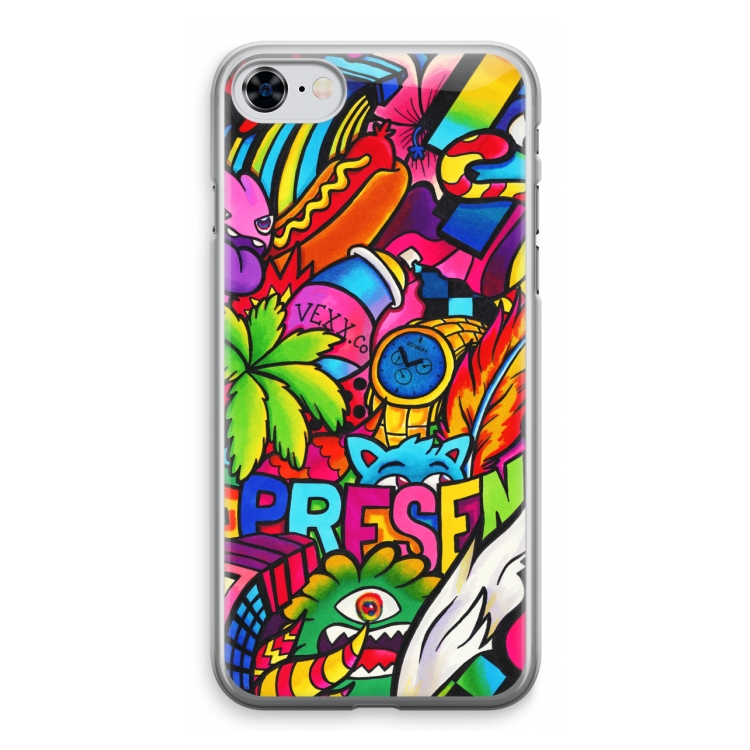 Represent: iPhone 8 Transparant Hoesje
