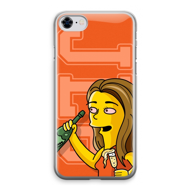 Jamie Lee Simpson: iPhone 8 Transparant Hoesje