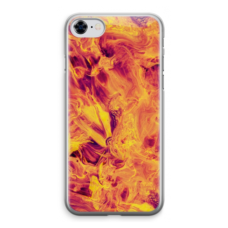 Eternal Fire: iPhone 8 Transparant Hoesje