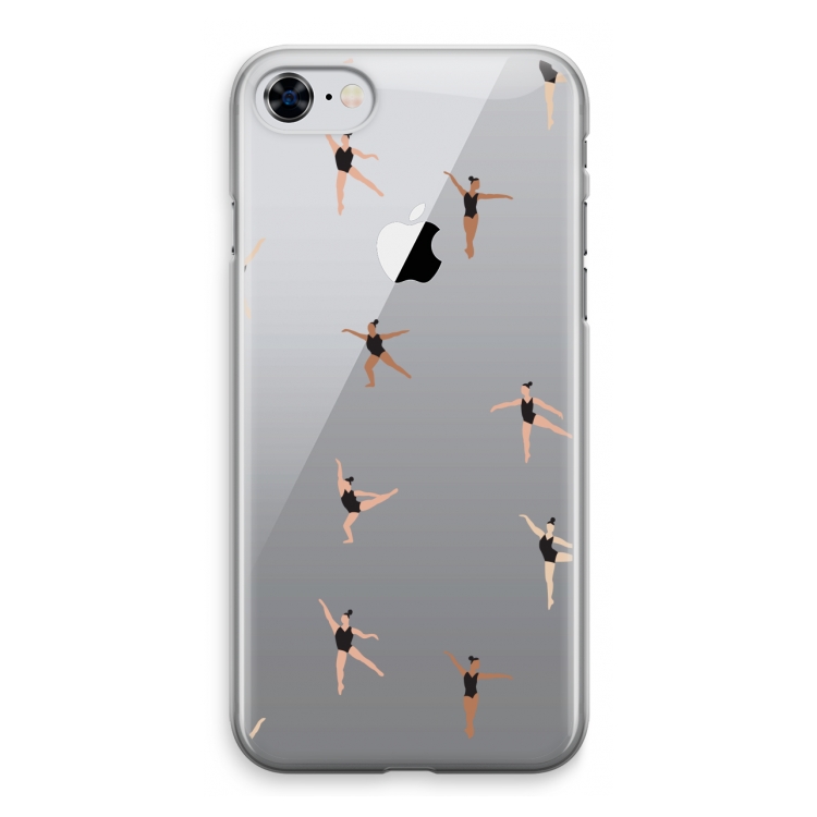 Dancing #1: iPhone 8 Transparant Hoesje