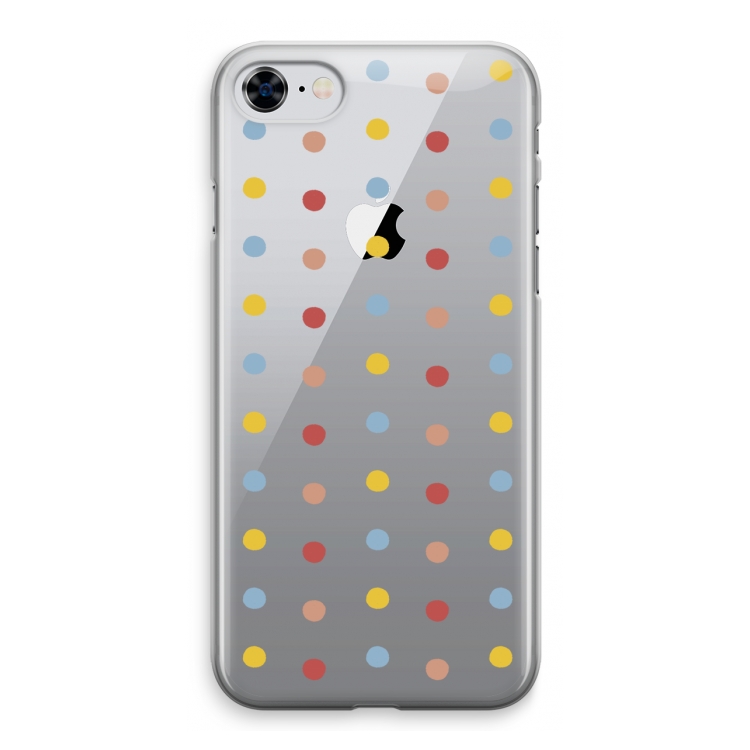 Bollen: iPhone 8 Transparant Hoesje
