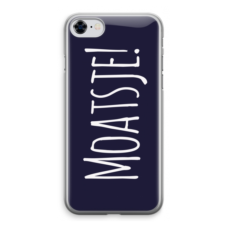 Moatsje!: iPhone 8 Transparant Hoesje
