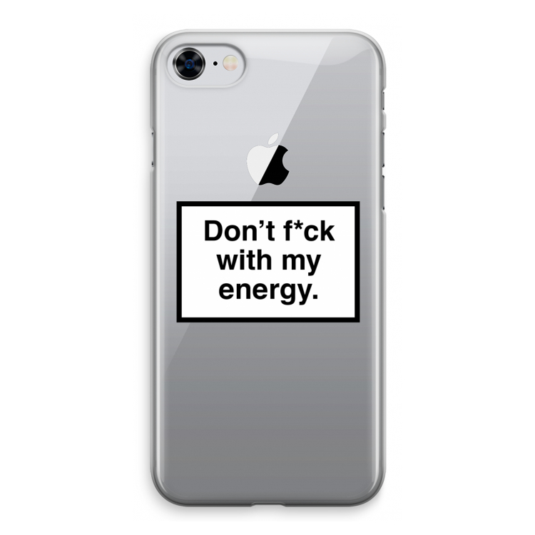 My energy: iPhone 8 Transparant Hoesje