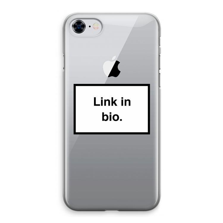 Link in bio: iPhone 8 Transparant Hoesje