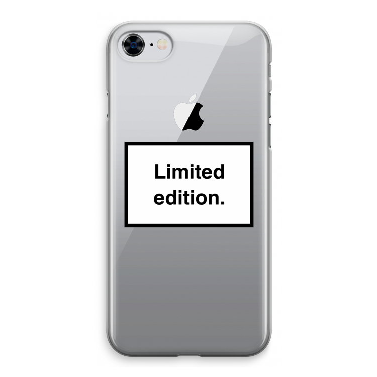 Limited edition: iPhone 8 Transparant Hoesje