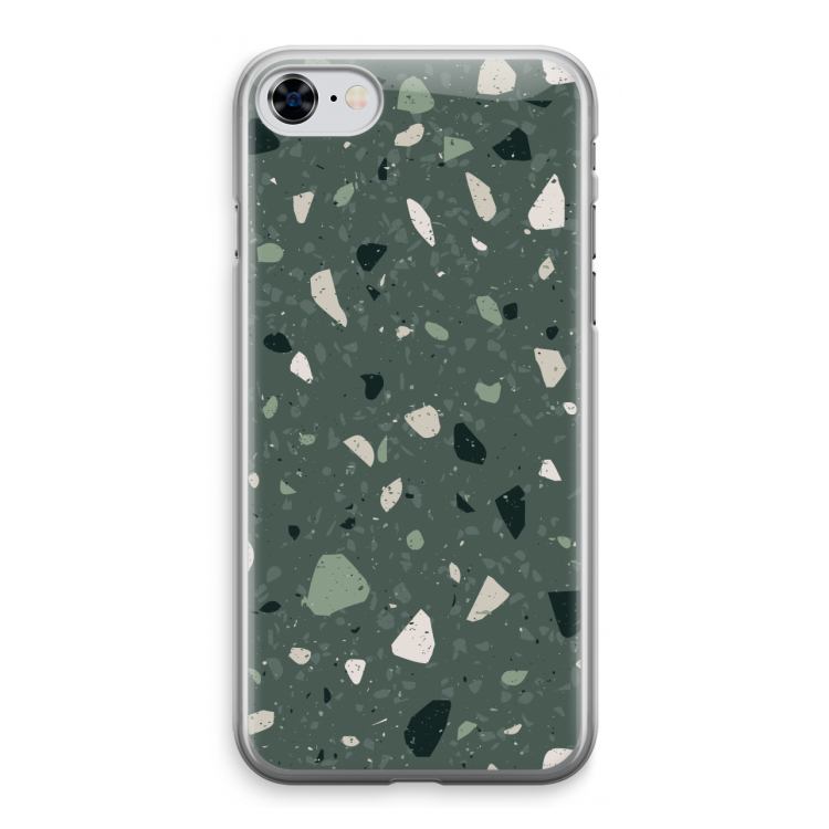 Terrazzo N°19: iPhone 8 Transparant Hoesje
