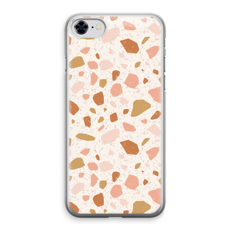 Terrazzo N°18: iPhone 8 Transparant Hoesje