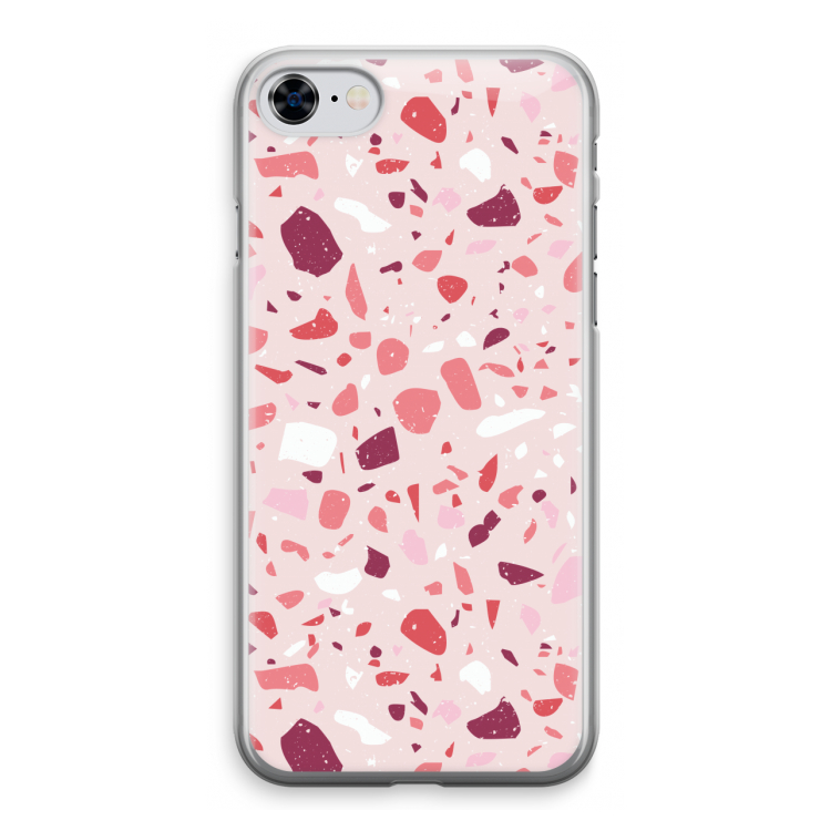 Terrazzo N°15: iPhone 8 Transparant Hoesje