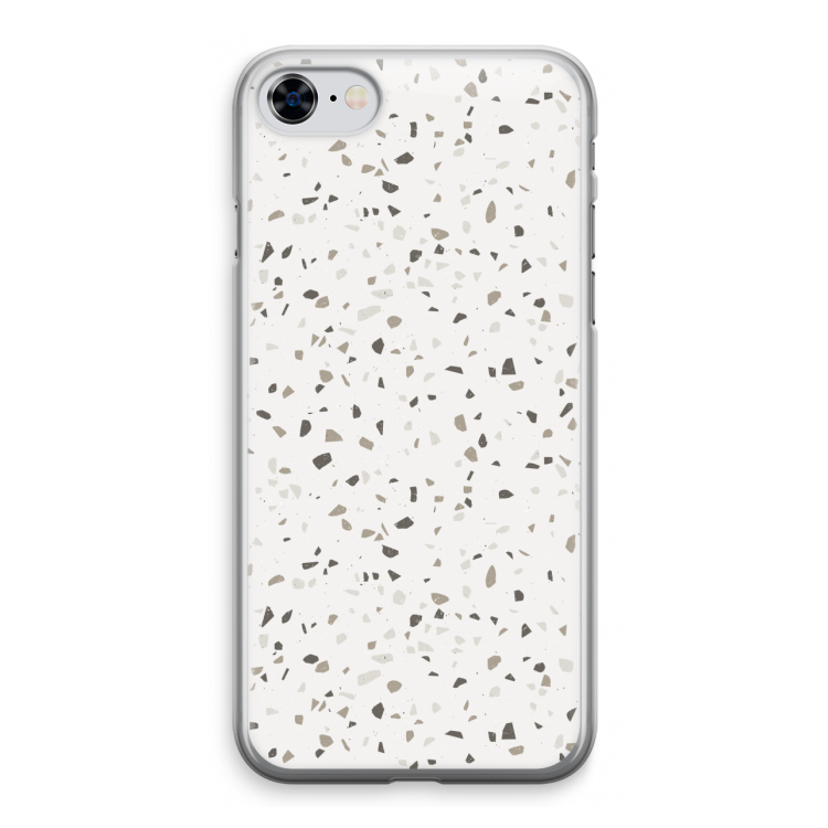 Terrazzo N°14: iPhone 8 Transparant Hoesje