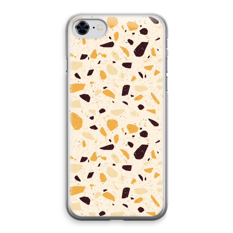 Terrazzo N°13: iPhone 8 Transparant Hoesje