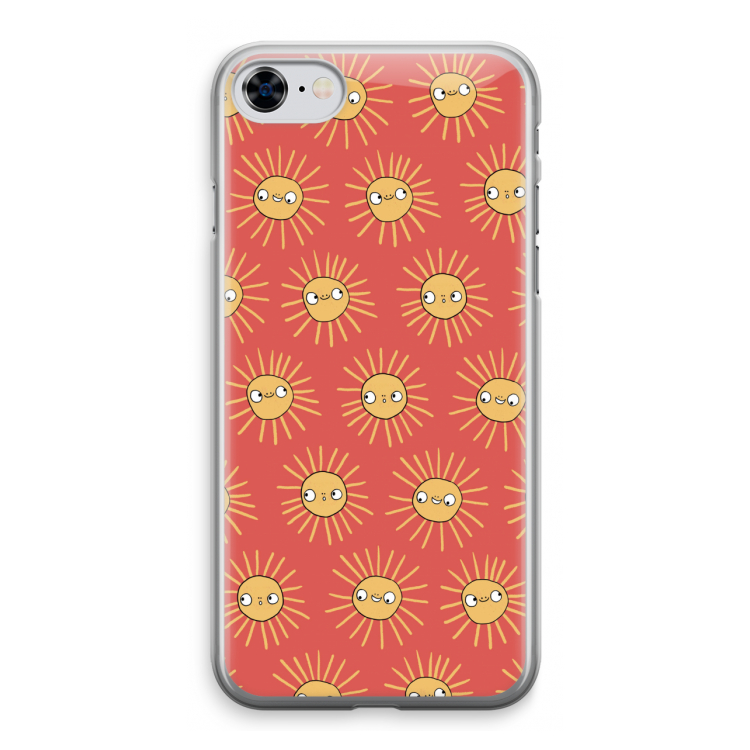Zon: iPhone 8 Transparant Hoesje