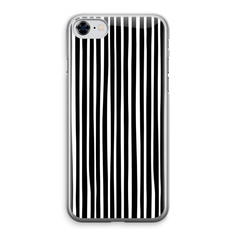 Stripes: iPhone 8 Transparant Hoesje
