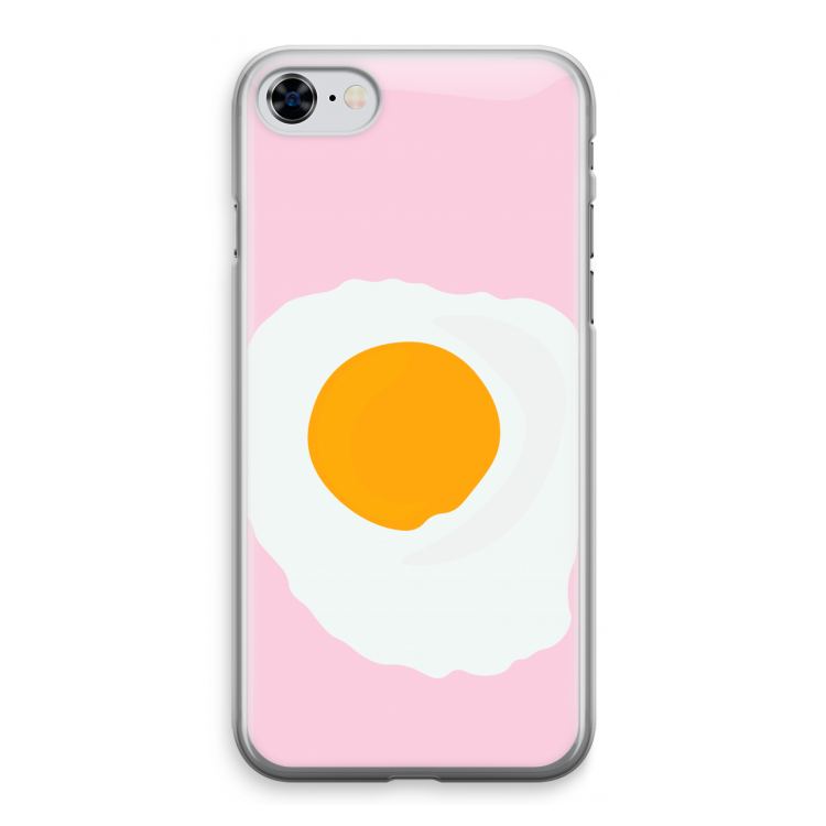 Sunny side up: iPhone 8 Transparant Hoesje