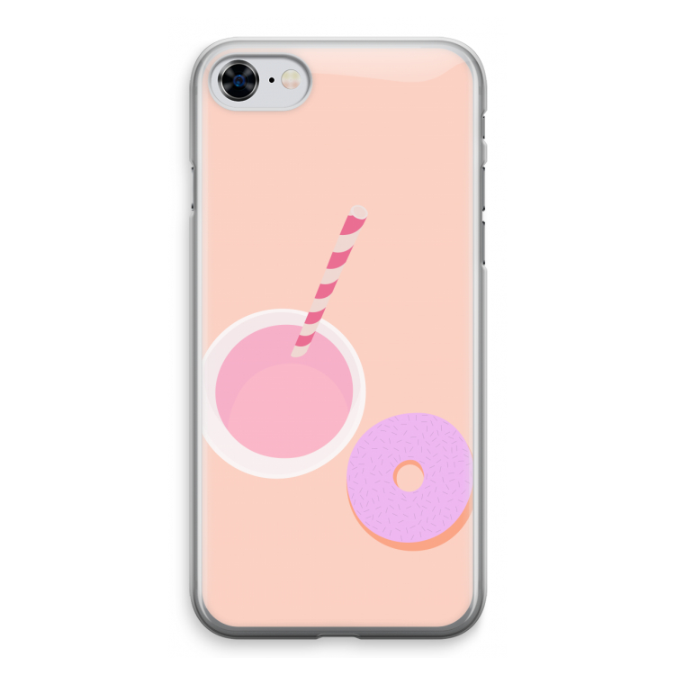 Donut: iPhone 8 Transparant Hoesje