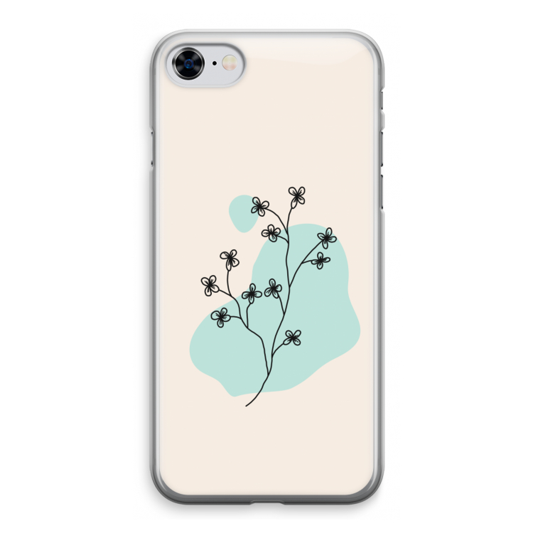 Love your petals: iPhone 8 Transparant Hoesje