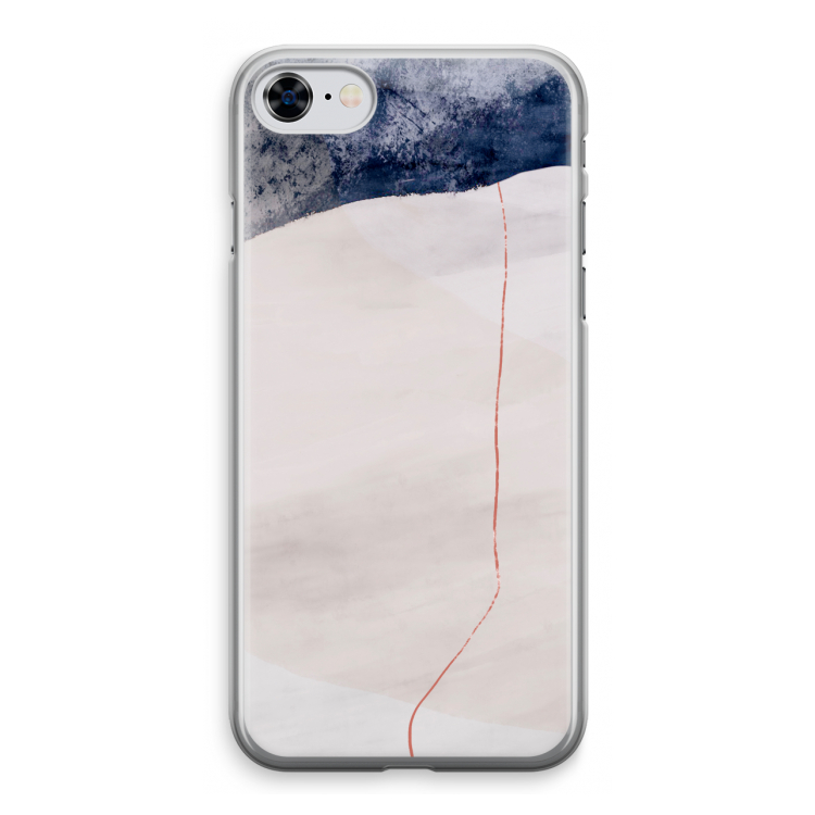 Stone White: iPhone 8 Transparant Hoesje