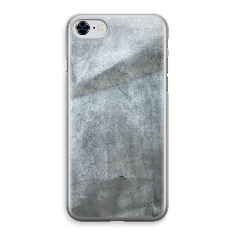 Grey Stone: iPhone 8 Transparant Hoesje
