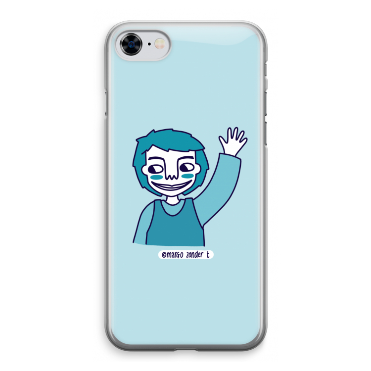 Zwaai: iPhone 8 Transparant Hoesje