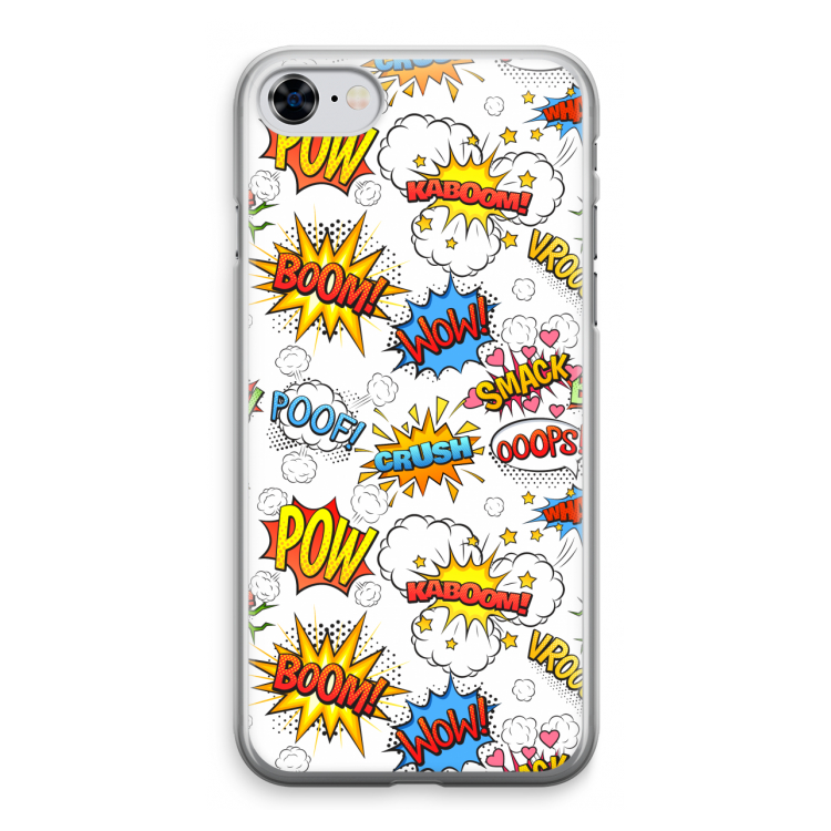 Pow Smack: iPhone 8 Transparant Hoesje
