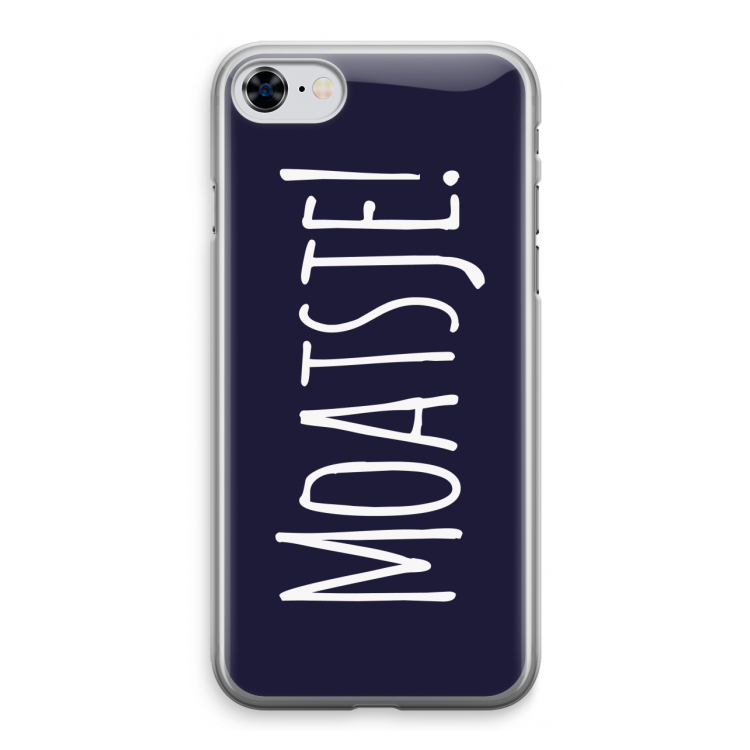 Moatsje!: iPhone 8 Transparant Hoesje