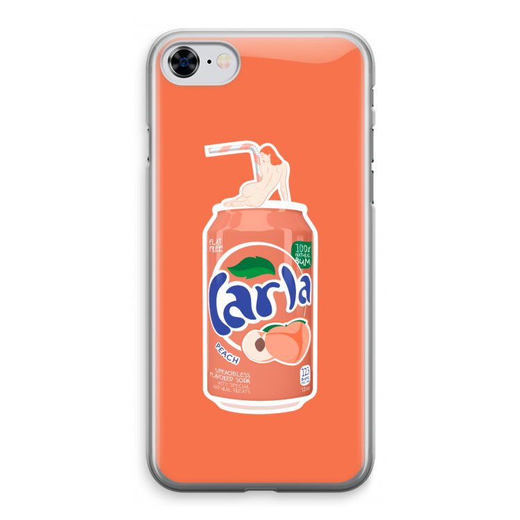 S(peach)less: iPhone 8 Transparant Hoesje