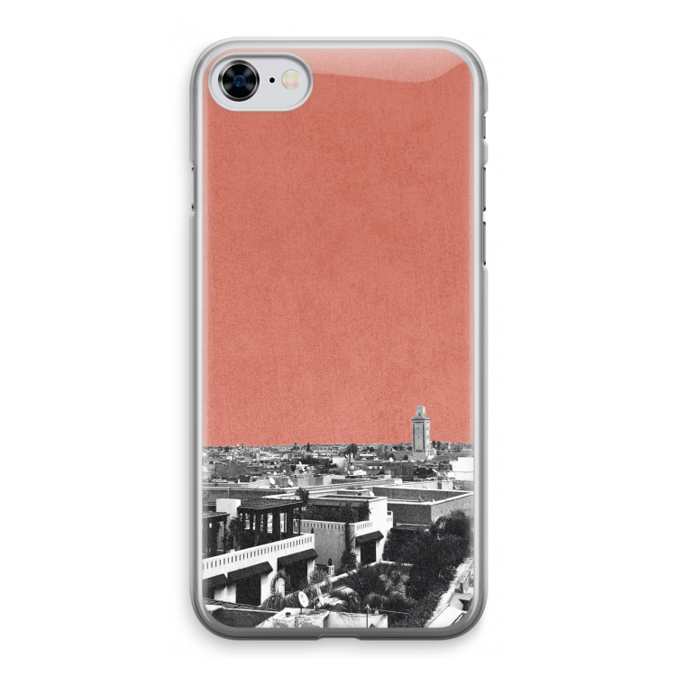 Marrakech Skyline : iPhone 8 Transparant Hoesje