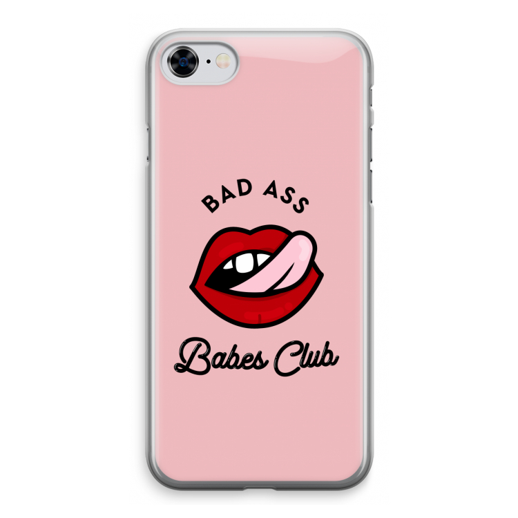 Badass Babes Club: iPhone 8 Transparant Hoesje